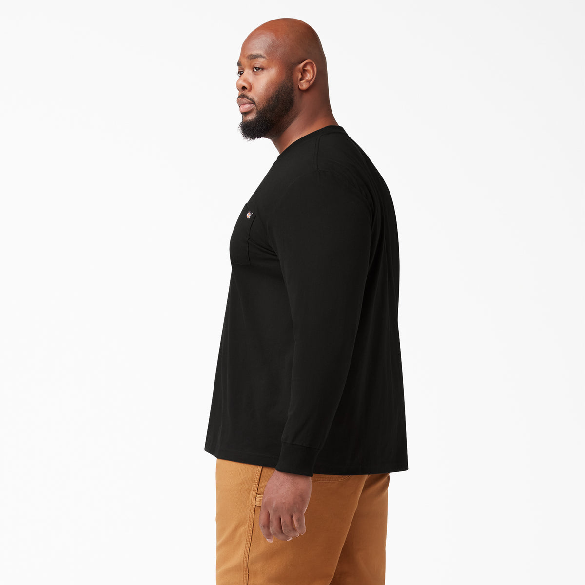 Dickies Men&#39;s Heavyweight Long Sleeve Crew Neck T-Shirt - Work World - Workwear, Work Boots, Safety Gear