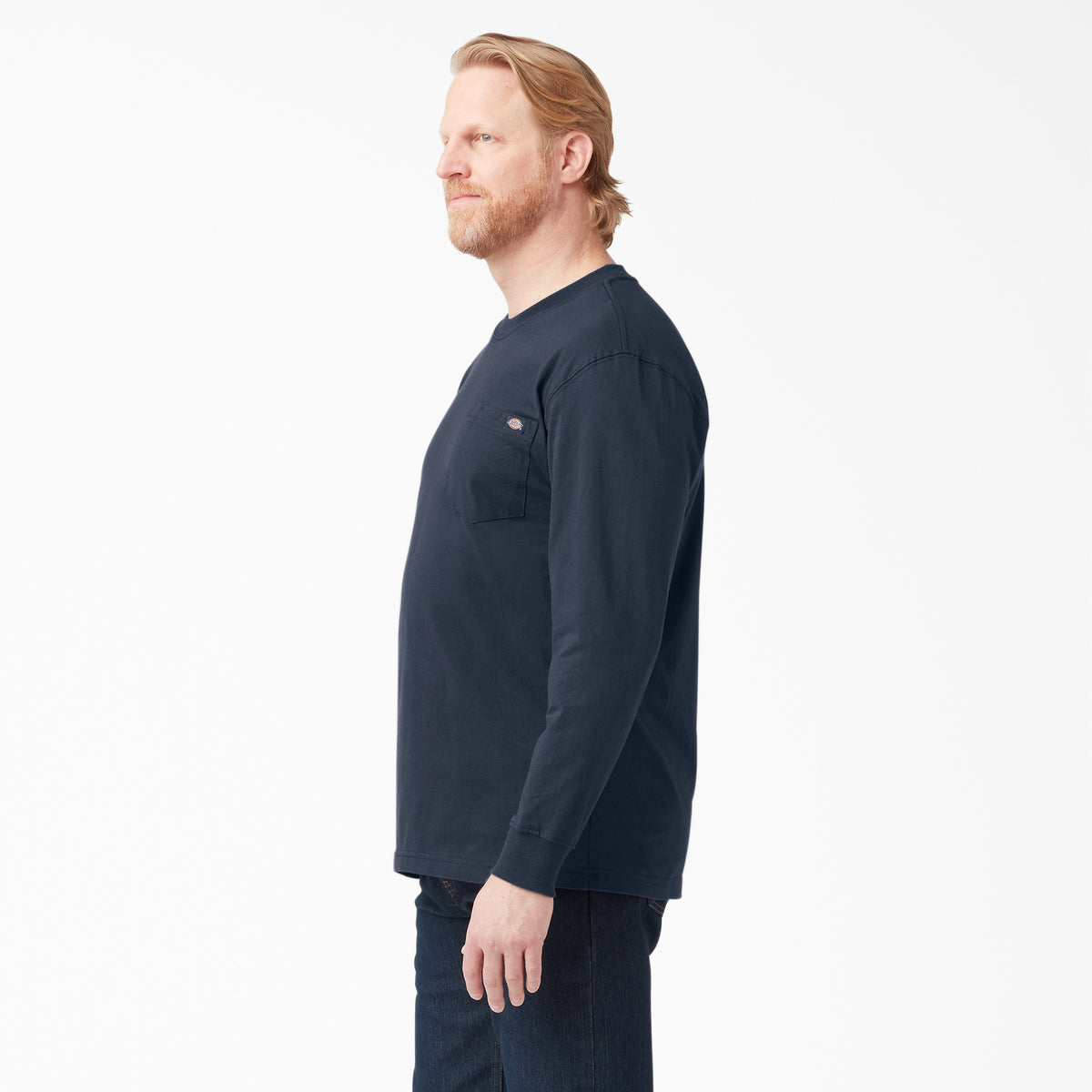 Dickies Men&#39;s Heavyweight Long Sleeve Crew Neck T-Shirt - Work World - Workwear, Work Boots, Safety Gear