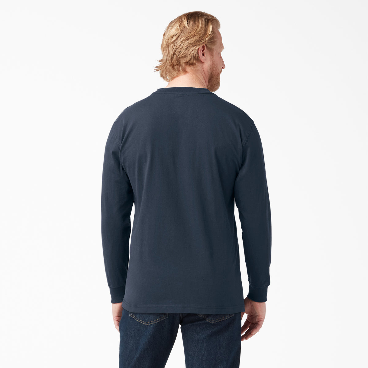 Dickies Men&#39;s Heavyweight Long Sleeve Crew Neck T-Shirt - Work World - Workwear, Work Boots, Safety Gear