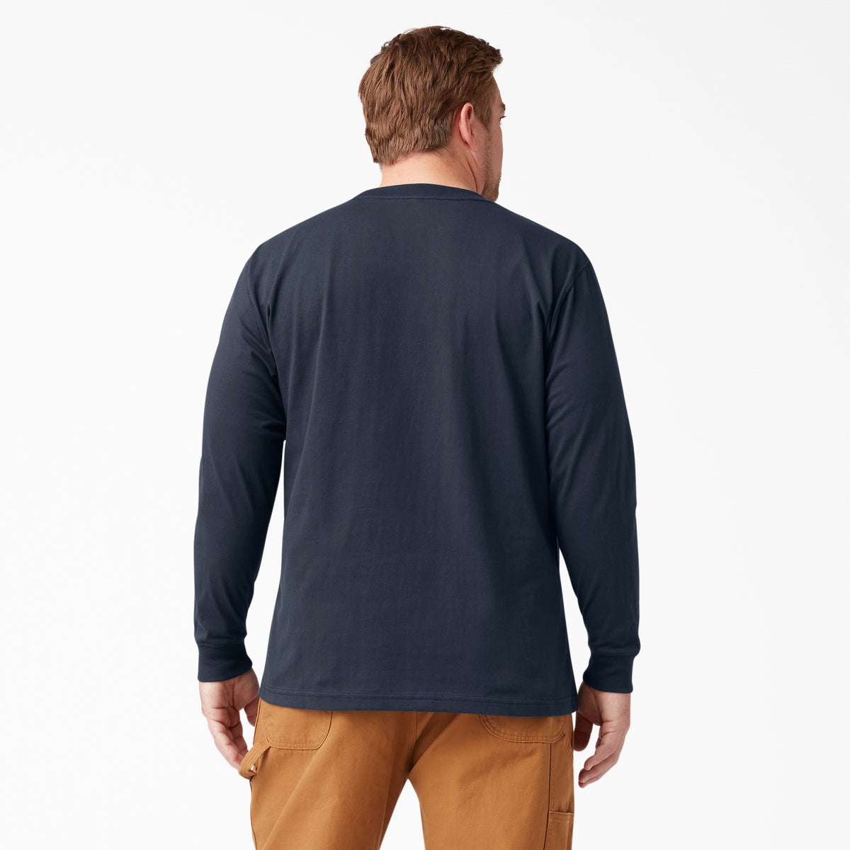 Dickies Men&#39;s Heavyweight Long Sleeve Crew Neck T-Shirt - Work World - Workwear, Work Boots, Safety Gear