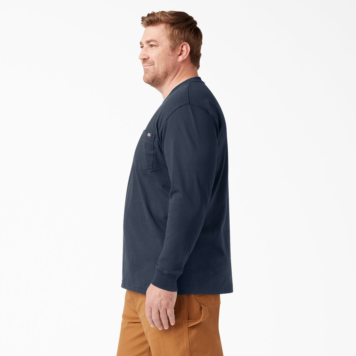 Dickies Men&#39;s Heavyweight Long Sleeve Crew Neck T-Shirt - Work World - Workwear, Work Boots, Safety Gear