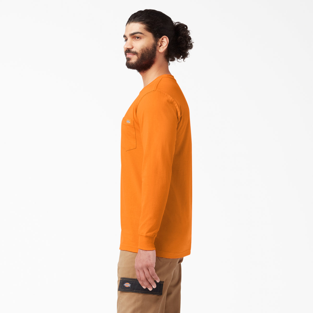 Dickies Men&#39;s Heavyweight Long Sleeve Crew Neck T-Shirt - Work World - Workwear, Work Boots, Safety Gear