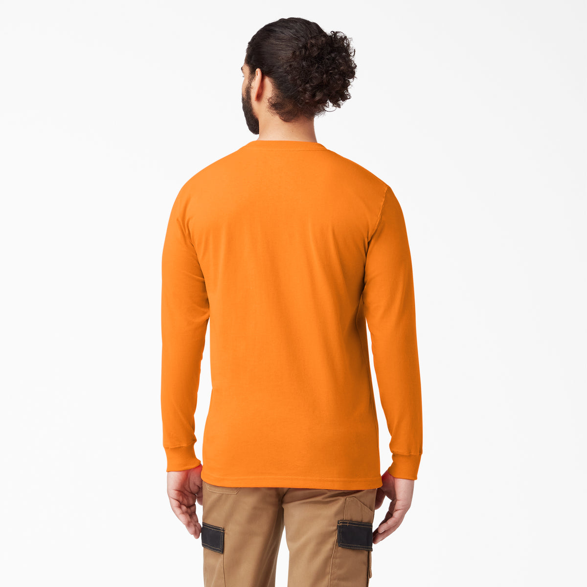 Dickies Men&#39;s Heavyweight Long Sleeve Crew Neck T-Shirt - Work World - Workwear, Work Boots, Safety Gear