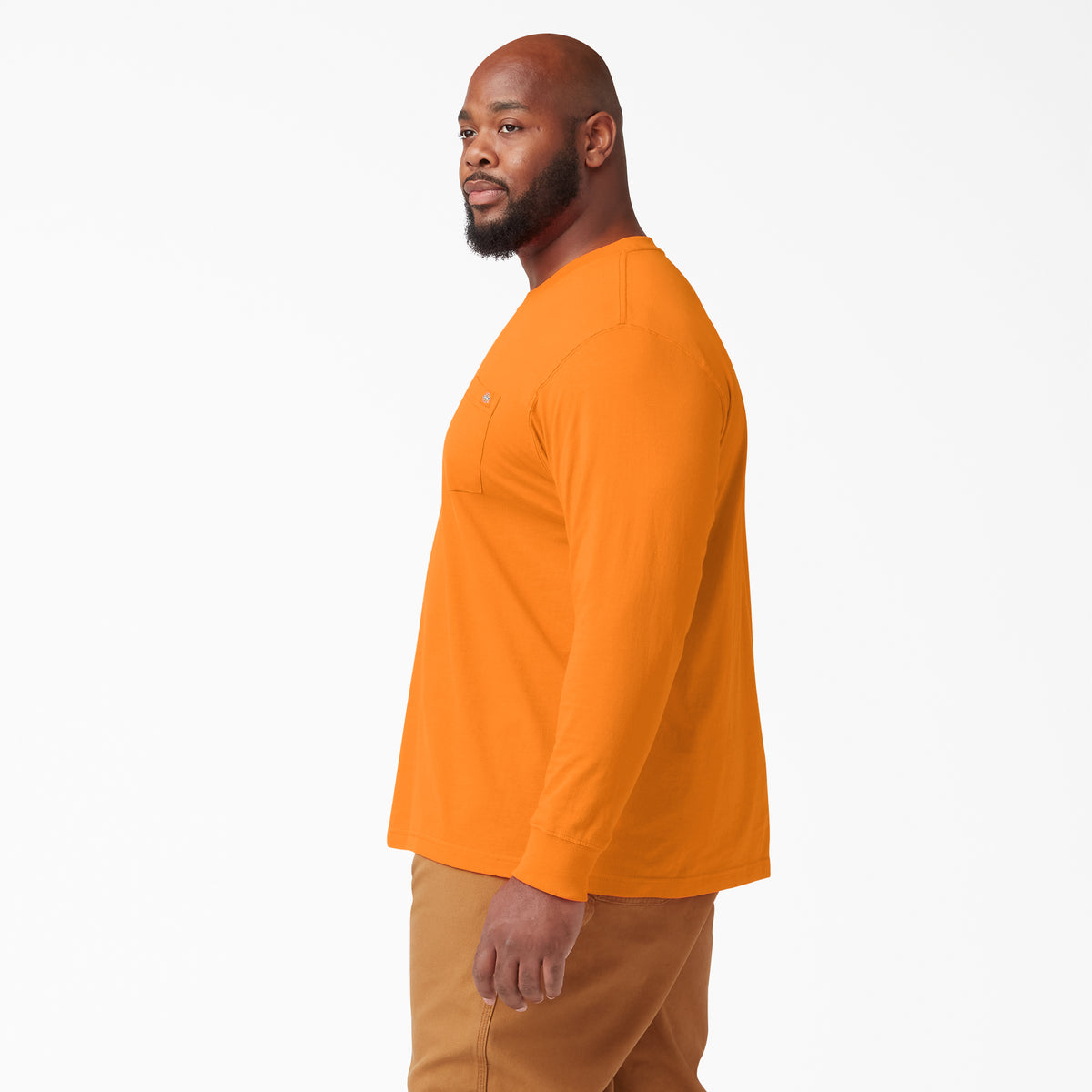 Dickies Men&#39;s Heavyweight Long Sleeve Crew Neck T-Shirt - Work World - Workwear, Work Boots, Safety Gear
