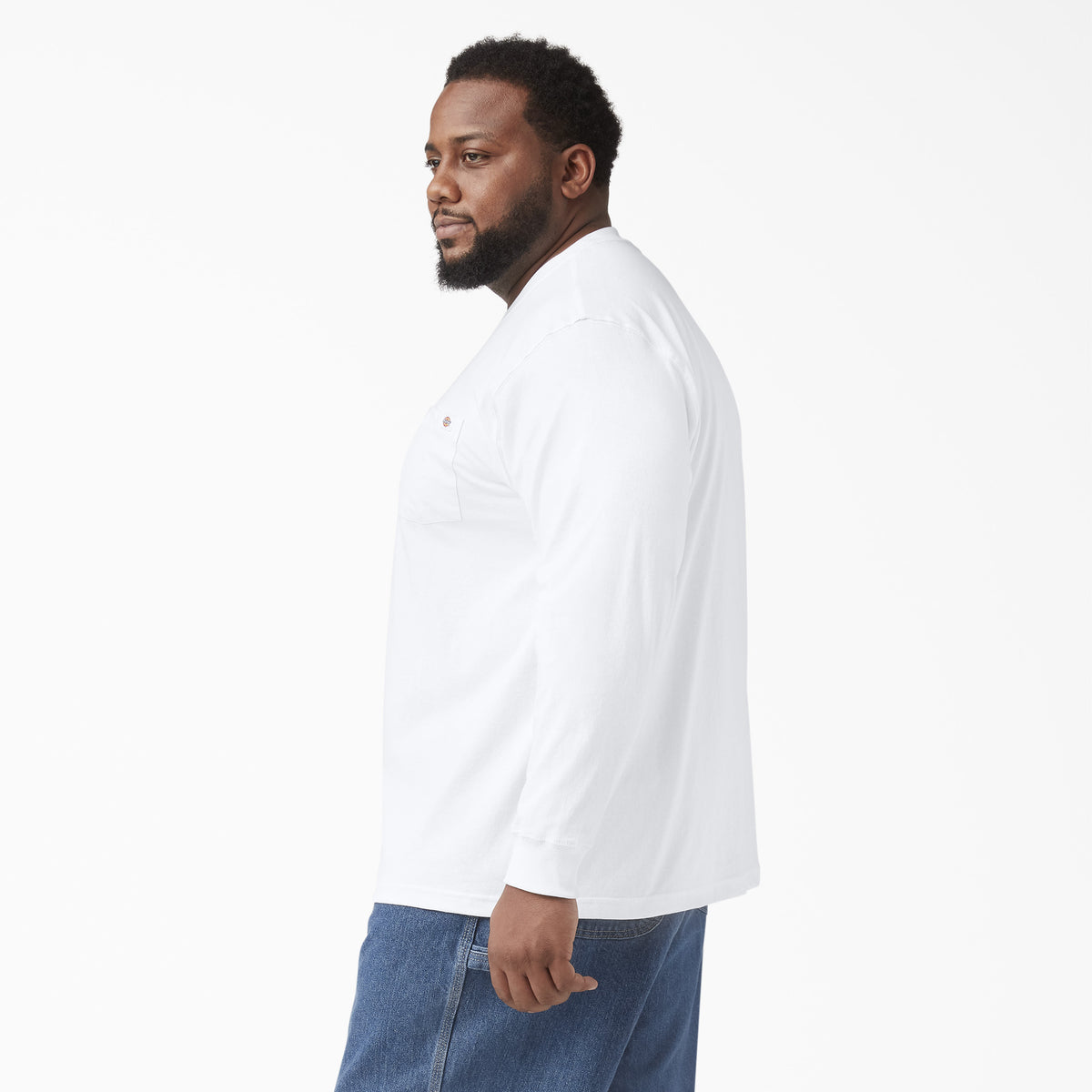 Dickies Men&#39;s Heavyweight Long Sleeve Crew Neck T-Shirt - Work World - Workwear, Work Boots, Safety Gear