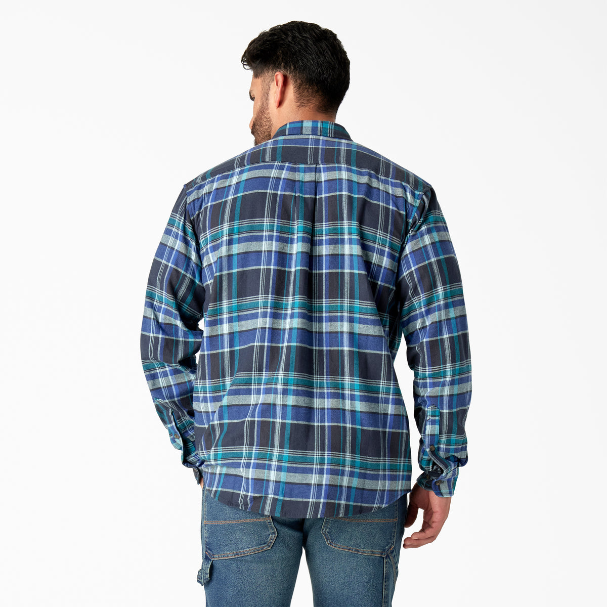 Dickies Men&#39;s Flex Long Sleeve Flannel Shirt - Work World - Workwear, Work Boots, Safety Gear