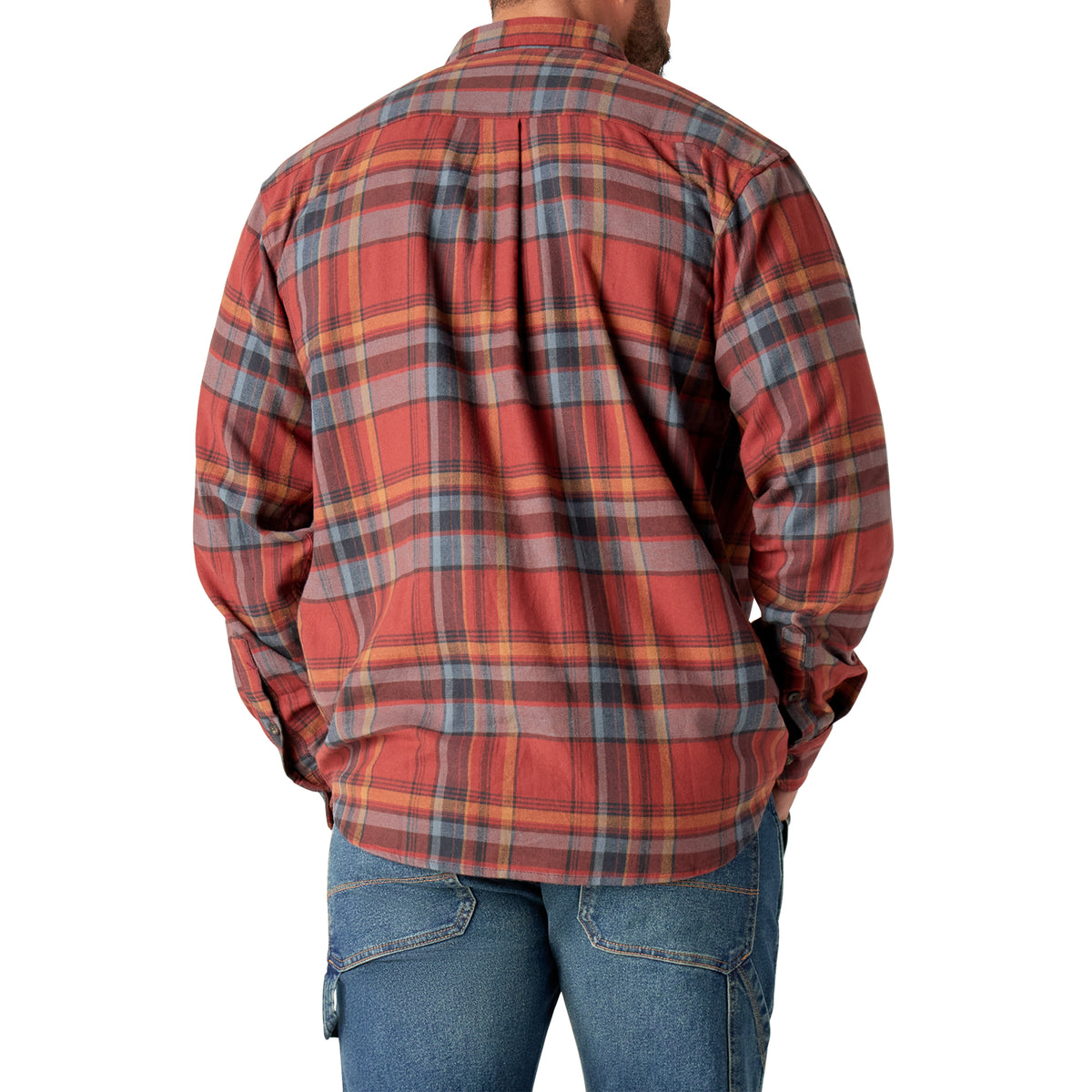 Dickies Men&#39;s Flex Long Sleeve Flannel Shirt - Work World - Workwear, Work Boots, Safety Gear
