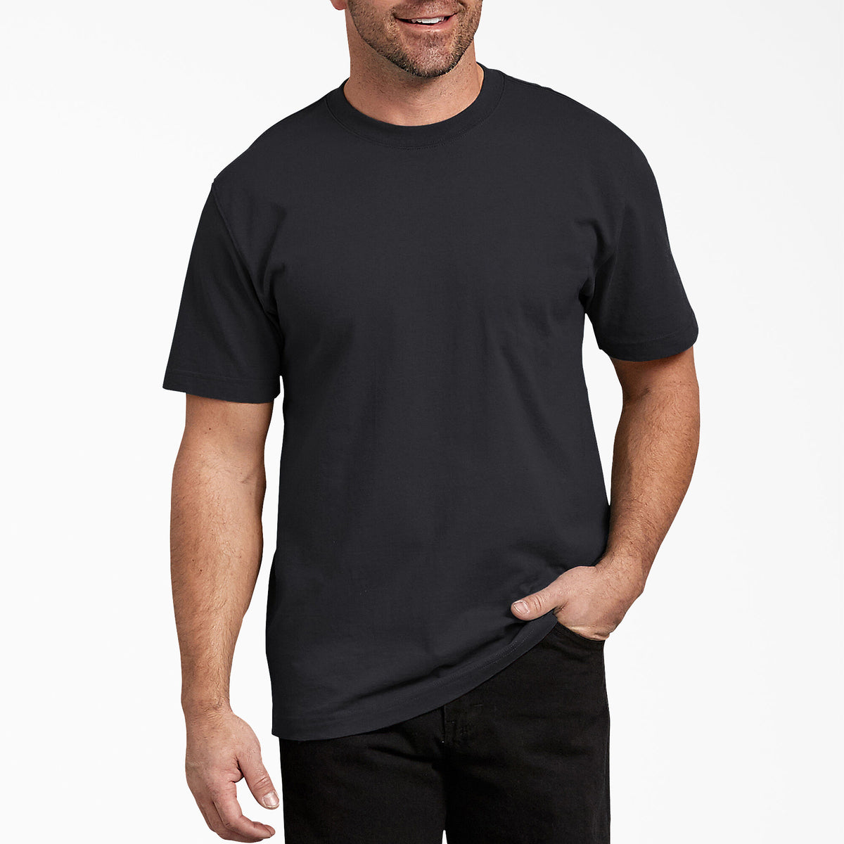 Dickies Men&#39;s Heavyweight Jersey Knit Short Sleeve T-Shirt - Work World - Workwear, Work Boots, Safety Gear