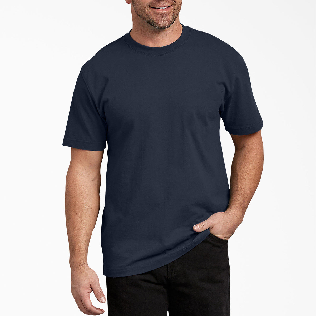 Dickies Men&#39;s Heavyweight Jersey Knit Short Sleeve T-Shirt - Work World - Workwear, Work Boots, Safety Gear