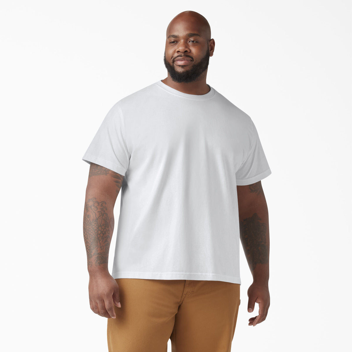 Dickies Men&#39;s Heavyweight Jersey Knit Short Sleeve T-Shirt - Work World - Workwear, Work Boots, Safety Gear