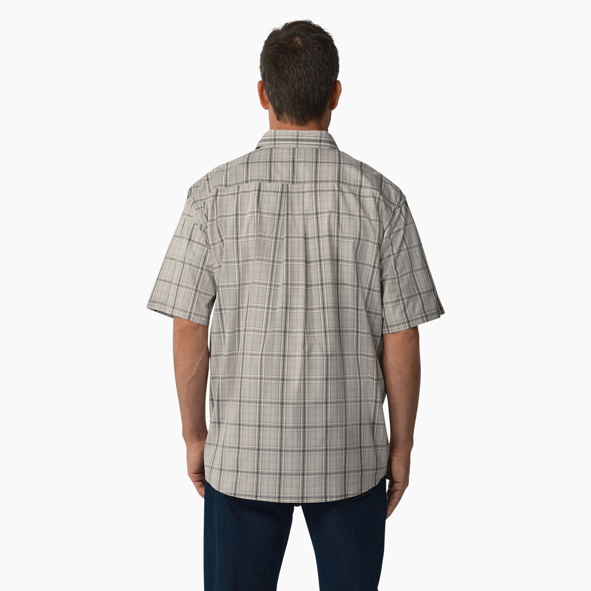 Dickies Men&#39;s FLEX Woven Short Sleeve Button-Down Shirt - Work World - Workwear, Work Boots, Safety Gear