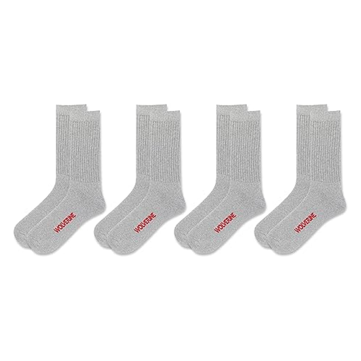 Wolverine Men&#39;s Cotton Boot Crew Sock (4-Pack) - Work World - Workwear, Work Boots, Safety Gear