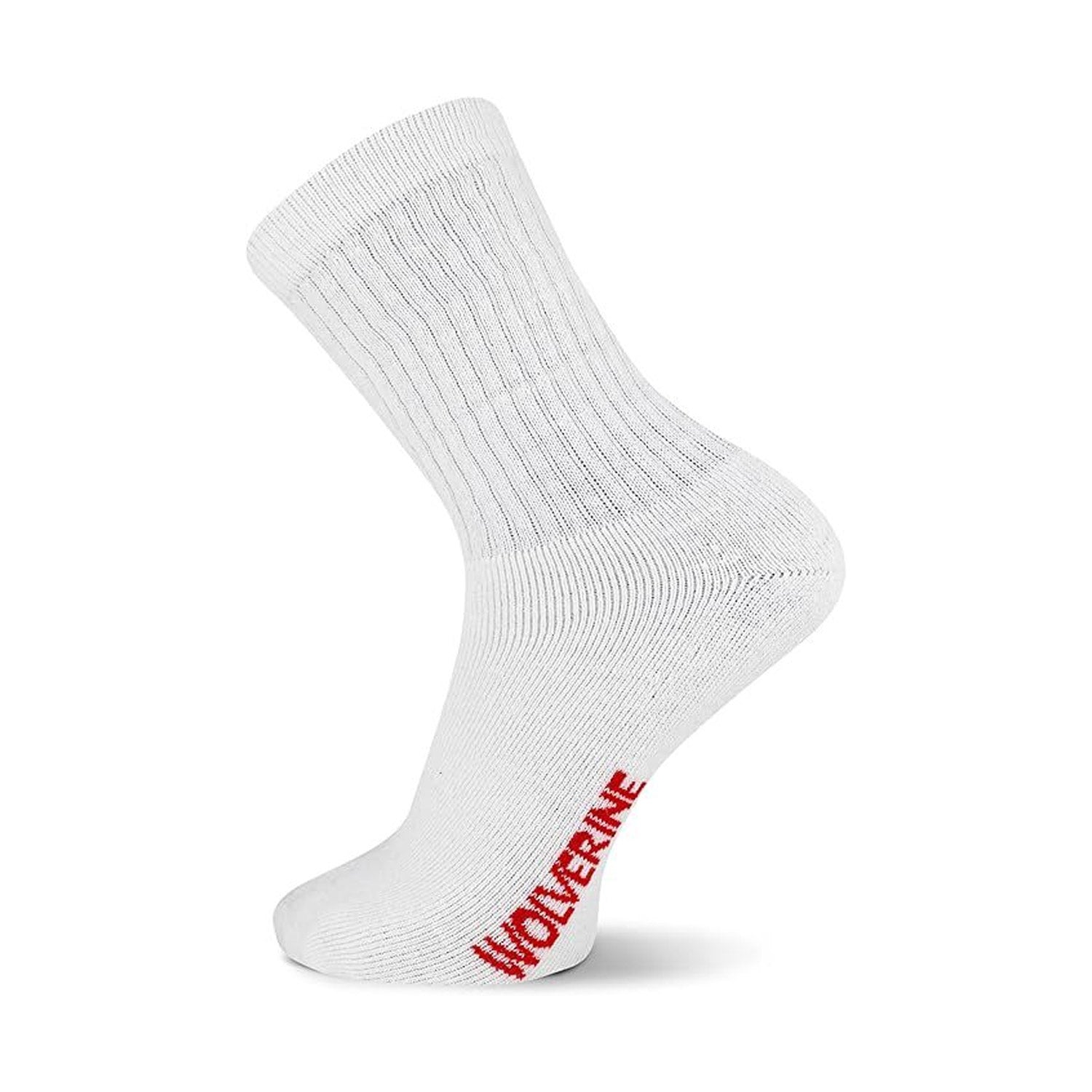 Wolverine Men's Cotton Boot Crew Sock (4-Pack) - Work World - Workwear, Work Boots, Safety Gear