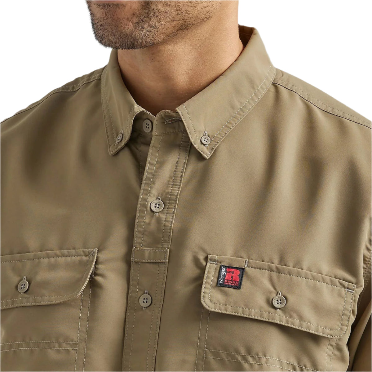 Wrangler® RIGGS® Men&#39;s Lightweight Moisture-Wicking Short Sleeve Work Shirt - Work World - Workwear, Work Boots, Safety Gear