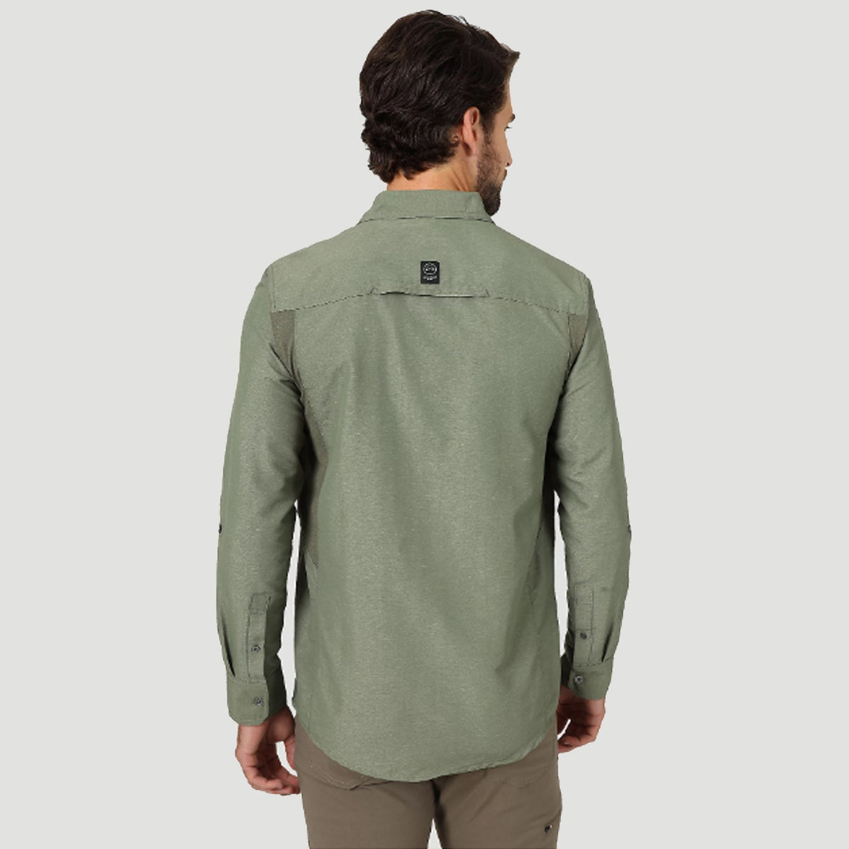 Wrangler ATG Men&#39;s Button-Down Long Sleeve Work Shirt - Work World - Workwear, Work Boots, Safety Gear