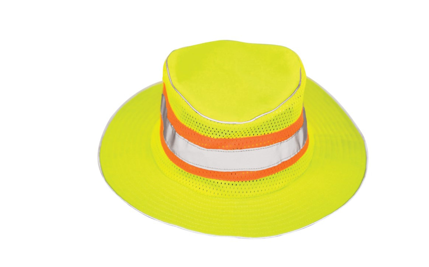 ML Kishigo Full Brim Hi-Vis Safari Safety Hat - Work World - Workwear, Work Boots, Safety Gear