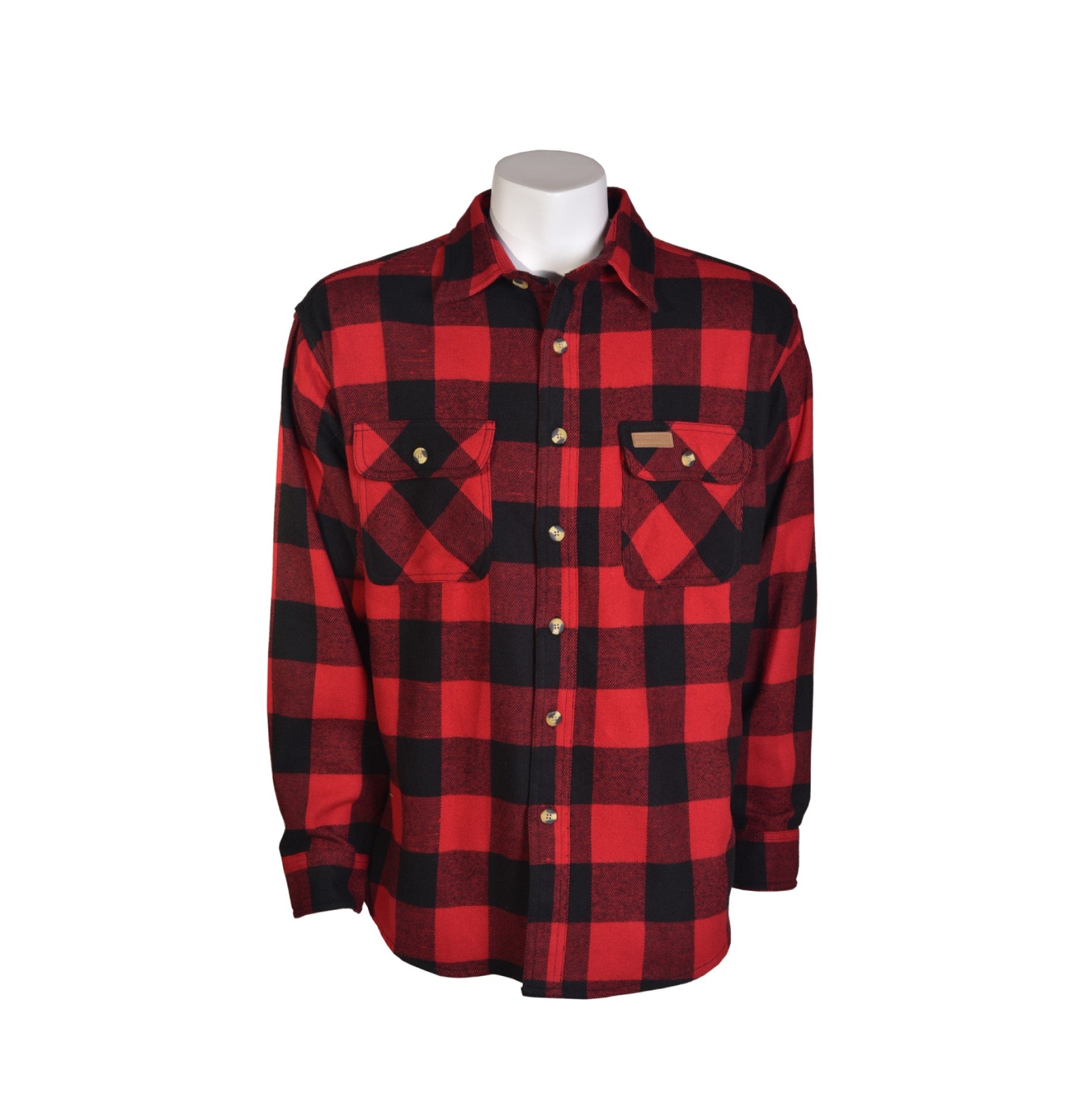 Hickory Shirt Co. Men's Button-Down Long Sleeve Flannel Shirt - Work World - Workwear, Work Boots, Safety Gear