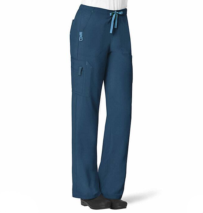 Carhartt Women's Force® Cross-Flex Utility Boot Cut Cargo Scrub Pant_Caribbean Blue - Work World - Workwear, Work Boots, Safety Gear