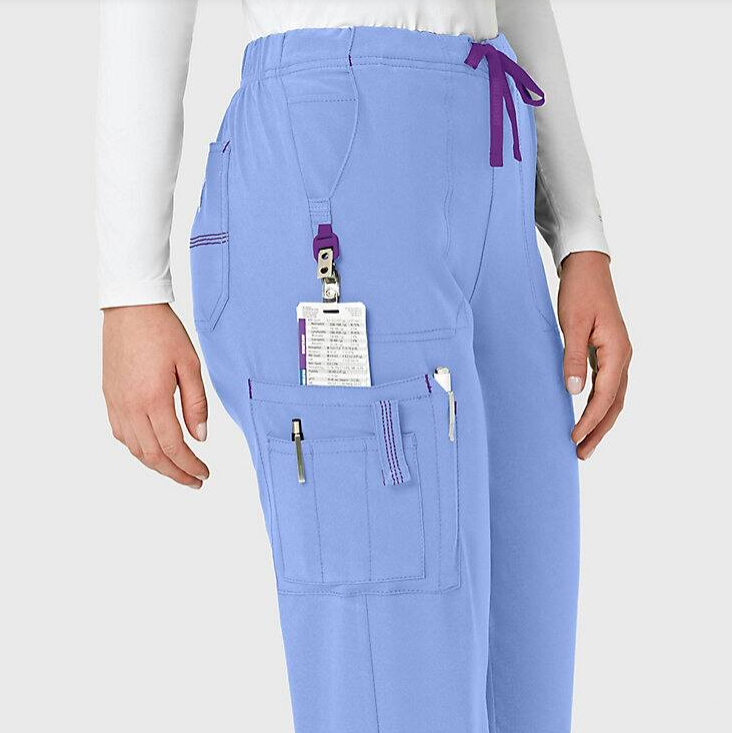 Carhartt Women&#39;s Force® Cross-Flex Utility Boot Cut Cargo Scrub Pant_Ceil Blue - Work World - Workwear, Work Boots, Safety Gear