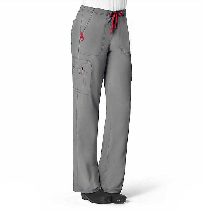Carhartt Women's Force® Cross-Flex Utility Boot Cut Cargo Scrub Pant_Pewter - Work World - Workwear, Work Boots, Safety Gear