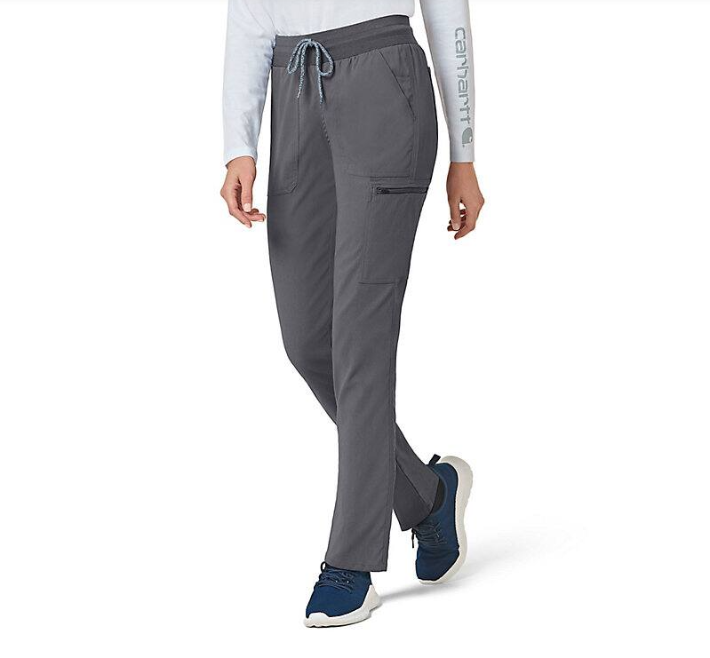 Carhartt Women&#39;s Rugged Flex® Slim Leg Scrub Pant_Pewter - Work World - Workwear, Work Boots, Safety Gear