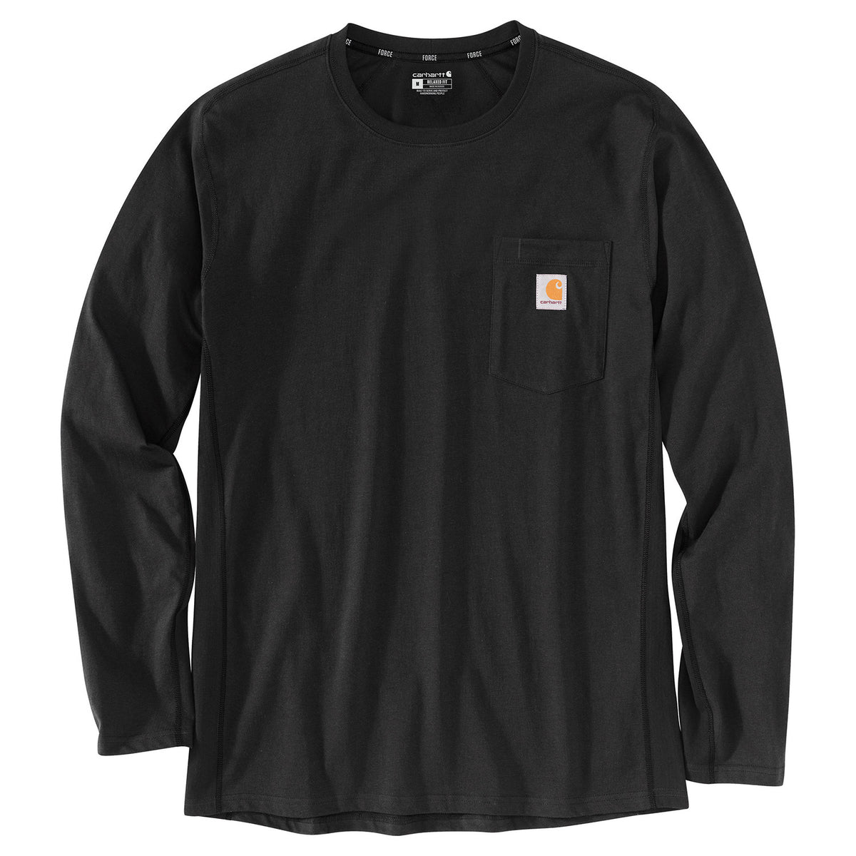 Carhartt Men&#39;s Force® Relaxed Fit Long Sleeve Pocket T-Shirt - Work World - Workwear, Work Boots, Safety Gear