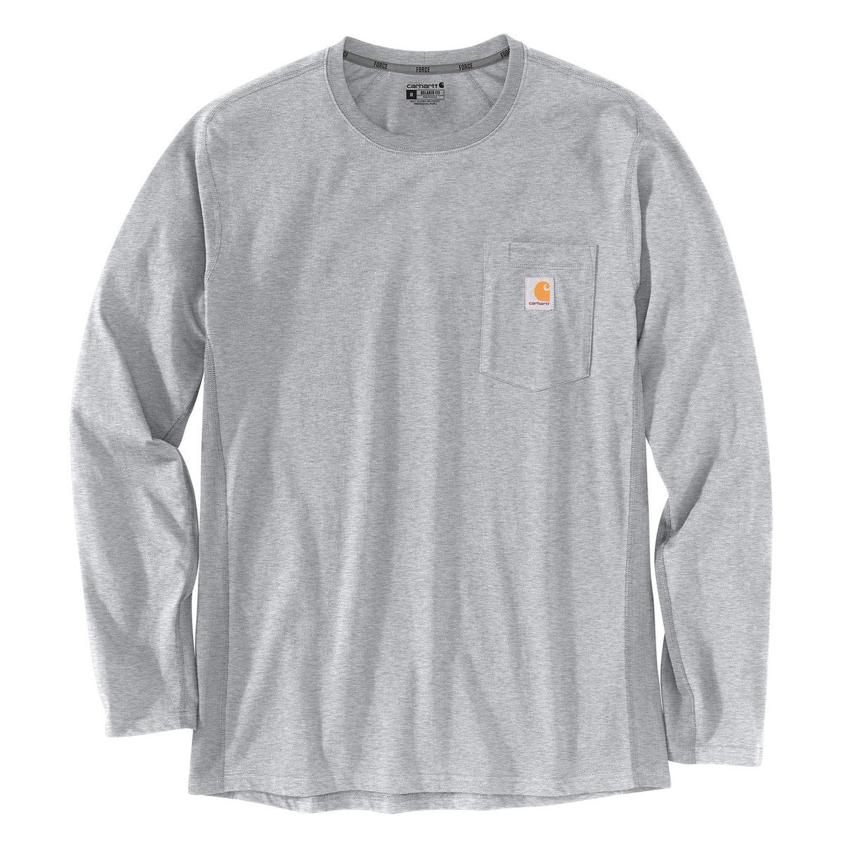 Carhartt Men&#39;s Force® Relaxed Fit Long Sleeve Pocket T-Shirt - Work World - Workwear, Work Boots, Safety Gear