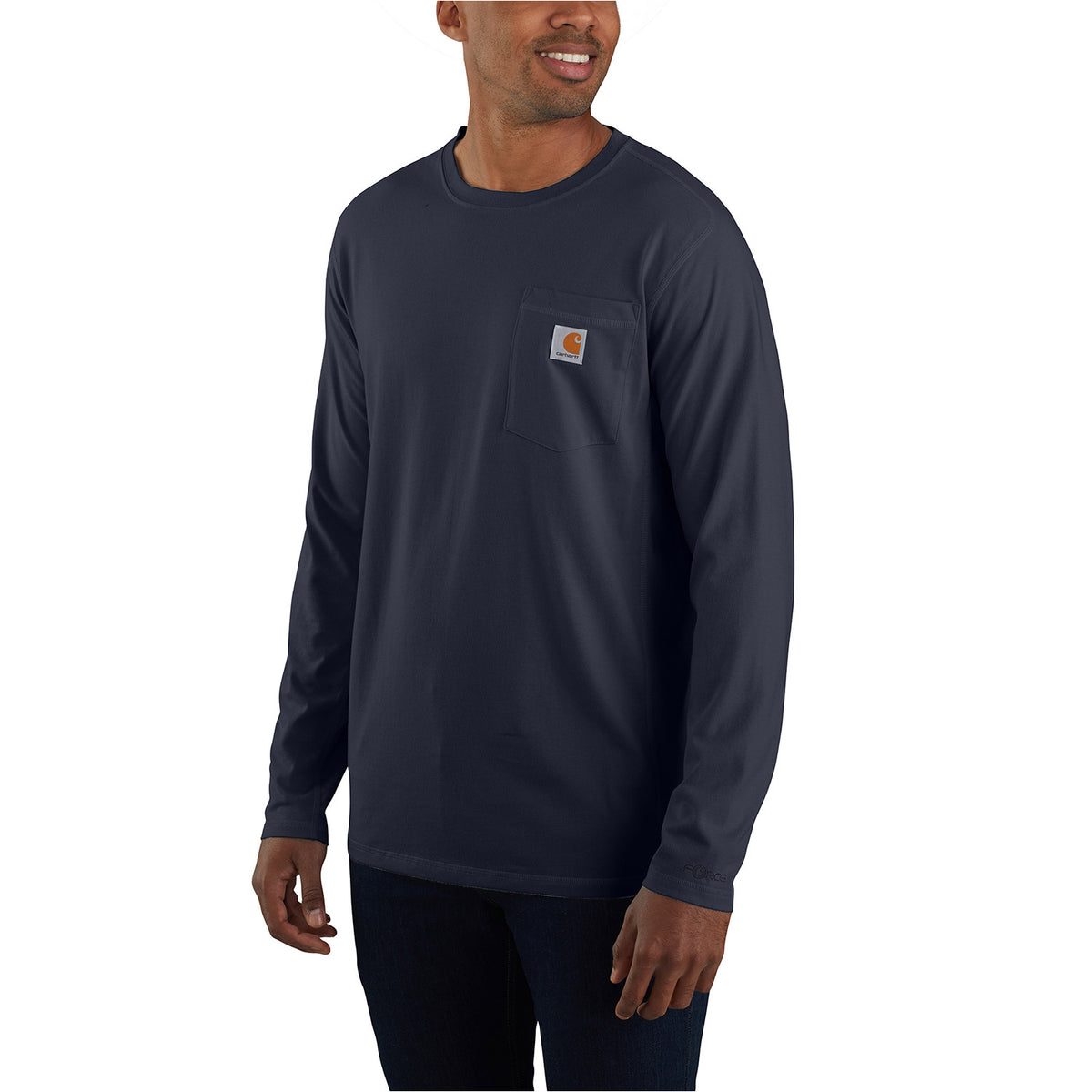 Carhartt Men&#39;s Force® Relaxed Fit Long Sleeve Pocket T-Shirt - Work World - Workwear, Work Boots, Safety Gear