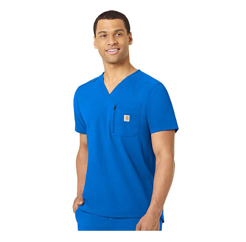 Carhartt Men&#39;s Rugged Flex® Modern-Fit Tuck-In Scrub Top - Work World - Workwear, Work Boots, Safety Gear