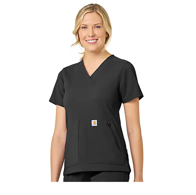Carhartt Women's Rugged Flex® 4 Pocket V-Neck Scrub Top - Work World - Workwear, Work Boots, Safety Gear