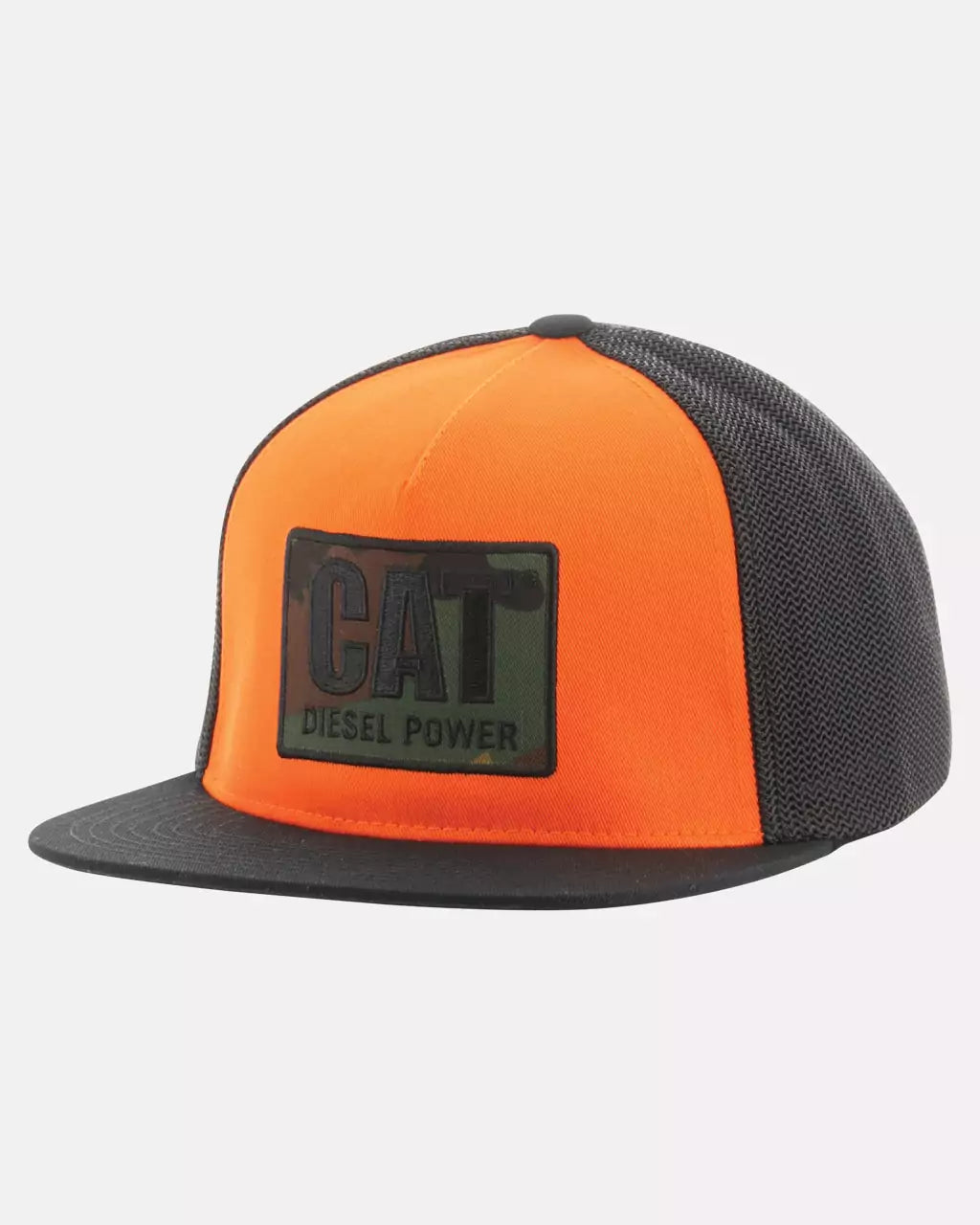 CAT Men&#39;s Diesel Power Flat Bill Cap - Work World - Workwear, Work Boots, Safety Gear