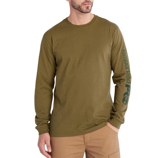 Timberland PRO Men&#39;s Core Logo Long Sleeve T-Shirt - Work World - Workwear, Work Boots, Safety Gear