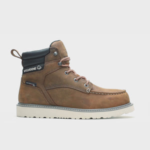 Wolverine Men's Trade Wedge 6" Waterproof Moc-Toe Steel Toe Boot - Work World - Workwear, Work Boots, Safety Gear