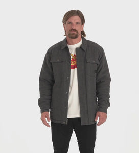 Thorogood Men's Merrill Heavyweight Berber-Lined Zip Shirt Jacket - Work World - Workwear, Work Boots, Safety Gear