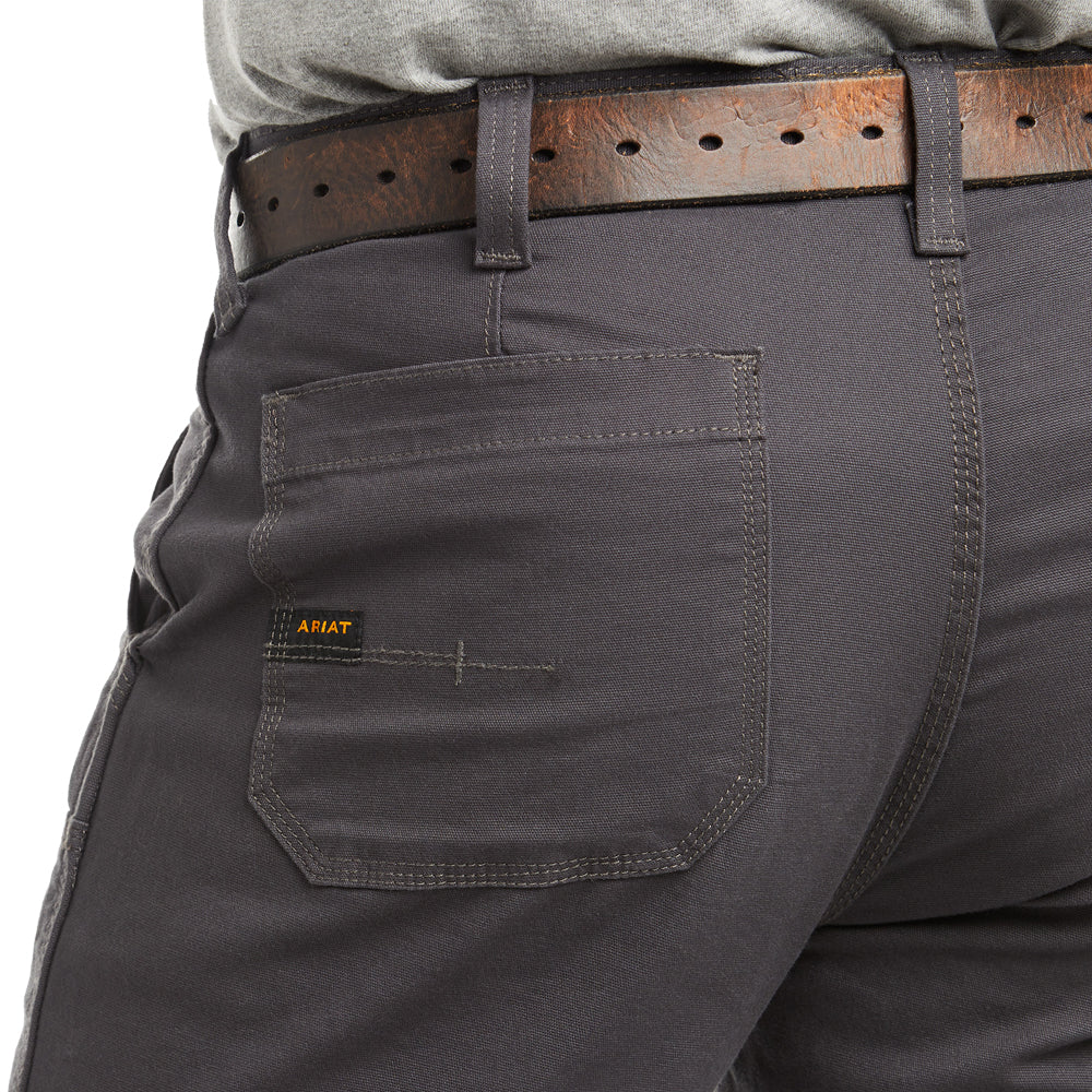 Ariat Men&#39;s Rebar M4 DuraStretch Made Tough Double-Front Straight Leg Pant - Work World - Workwear, Work Boots, Safety Gear