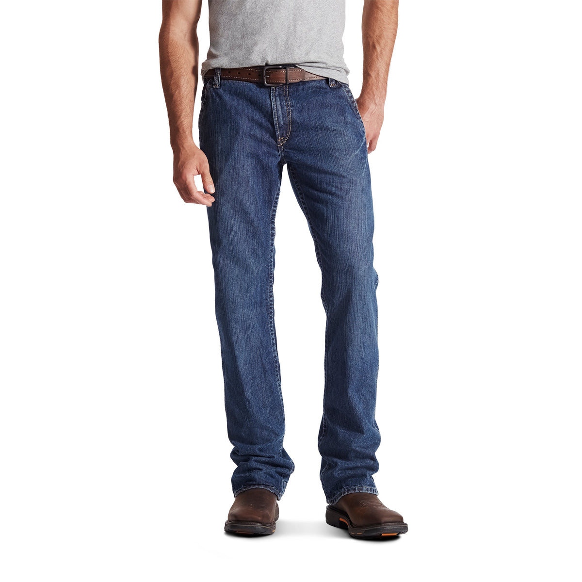 Ariat Men&#39;s Flame Resistant M4 Low Rise Workhorse Jean - Work World - Workwear, Work Boots, Safety Gear
