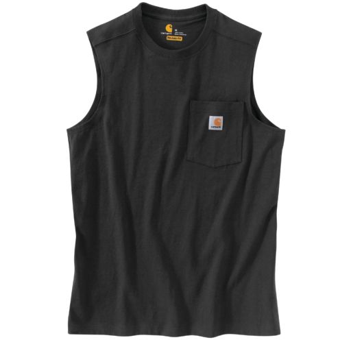 Carhartt Men&#39;s Relaxed Fit Sleeveless Pocket Tee - Work World - Workwear, Work Boots, Safety Gear