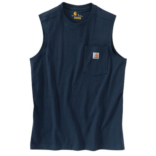 Carhartt Men&#39;s Relaxed Fit Sleeveless Pocket Tee - Work World - Workwear, Work Boots, Safety Gear