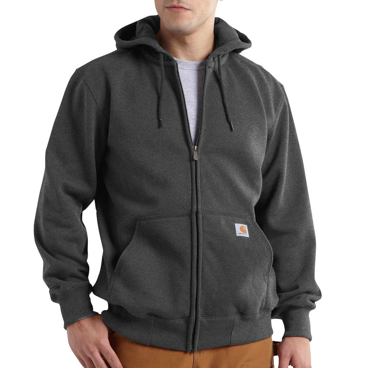 Carhartt Men&#39;s Rain Defender® Loose Fit Heavyweight Full-Zip Sweatshirt - Work World - Workwear, Work Boots, Safety Gear