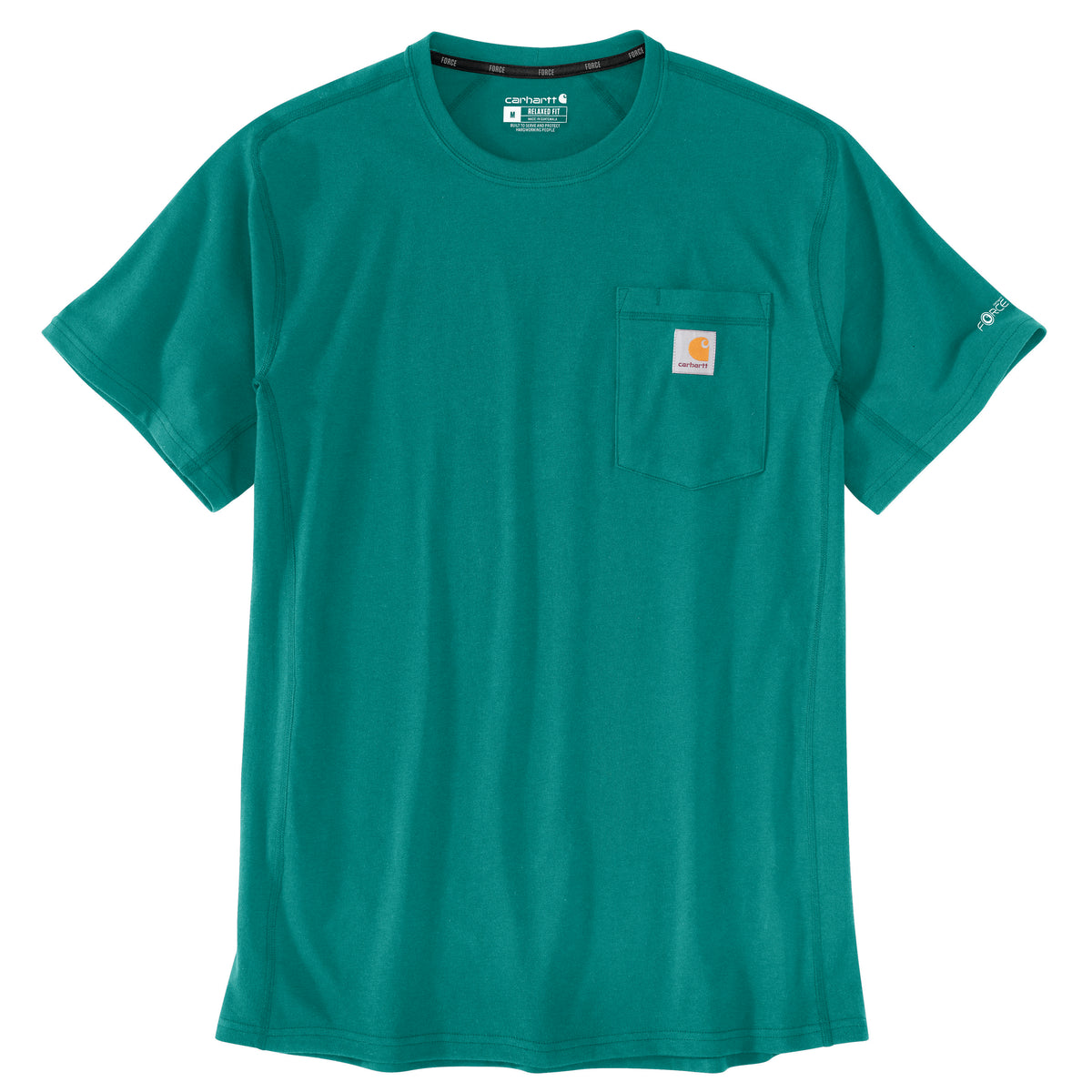 Carhartt Men&#39;s Force® Relaxed Fit Midweight Short Sleeve Pocket Tee_Dragonfly - Work World - Workwear, Work Boots, Safety Gear