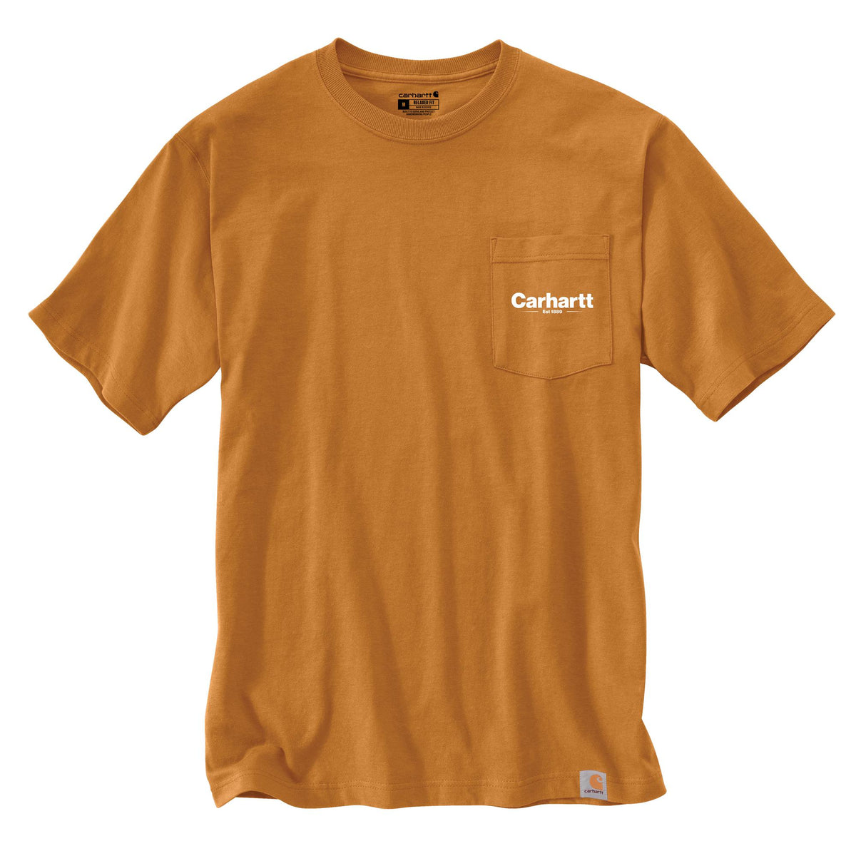 Carhartt Men&#39;s Relaxed Fit Heavyweight Short Sleeve Pocket Line Graphic T-Shirt - Work World - Workwear, Work Boots, Safety Gear
