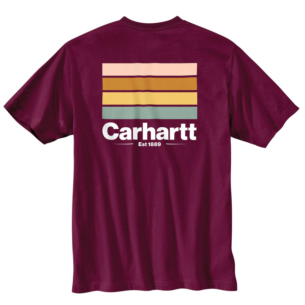 Carhartt Men&#39;s Relaxed Fit Heavyweight Short Sleeve Pocket Line Graphic T-Shirt - Work World - Workwear, Work Boots, Safety Gear