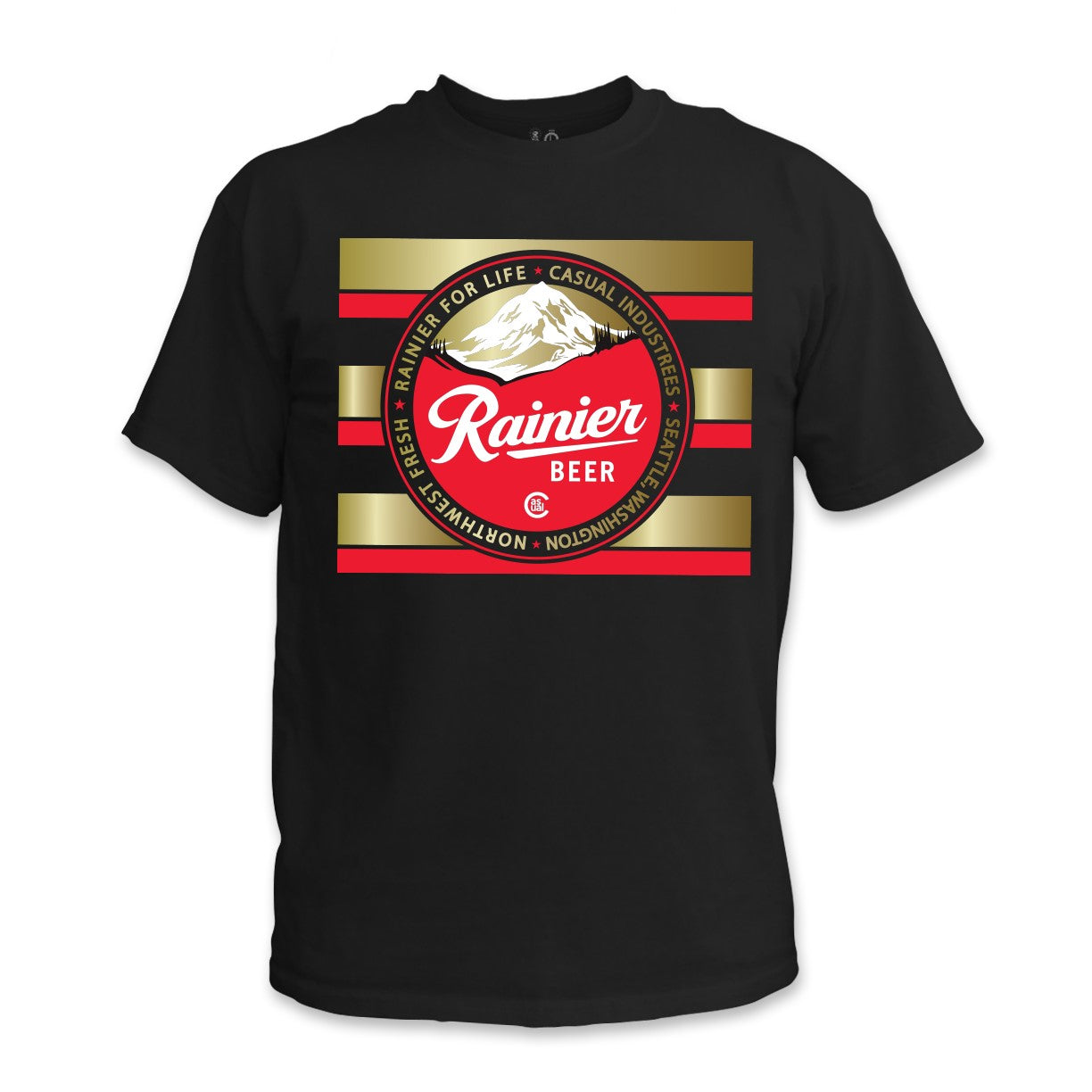 Casual Industrees Men's Rainier for Life Hi-Vis T-Shirt - Work World - Workwear, Work Boots, Safety Gear