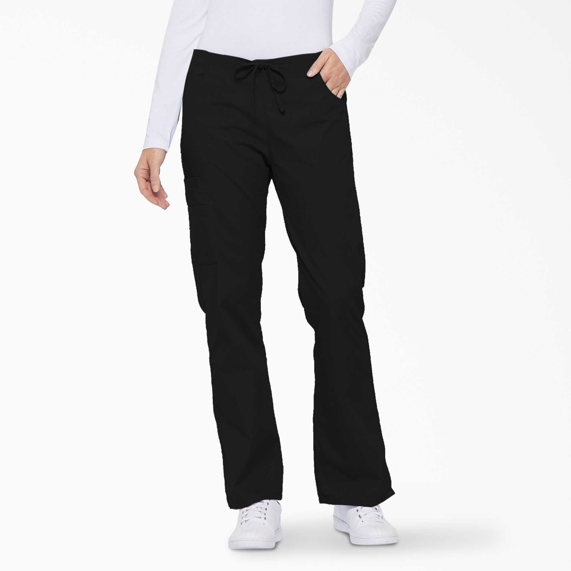 Dickies Women's Mid-Rise Drawstring Cargo Scrub Pant - Work World - Workwear, Work Boots, Safety Gear