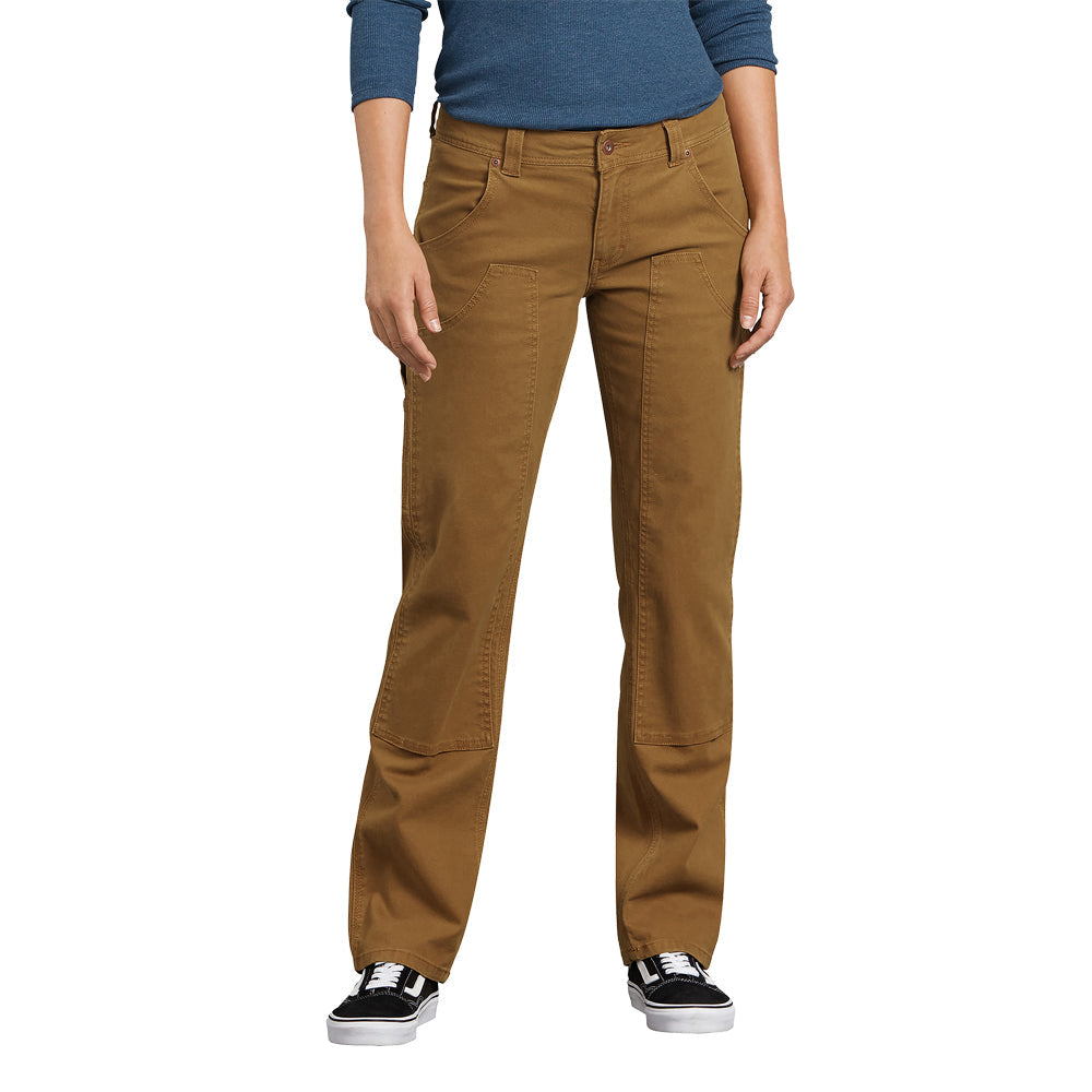 Dickies Women&#39;s Washed Stretch Double-Front Carpenter Pant - Work World - Workwear, Work Boots, Safety Gear