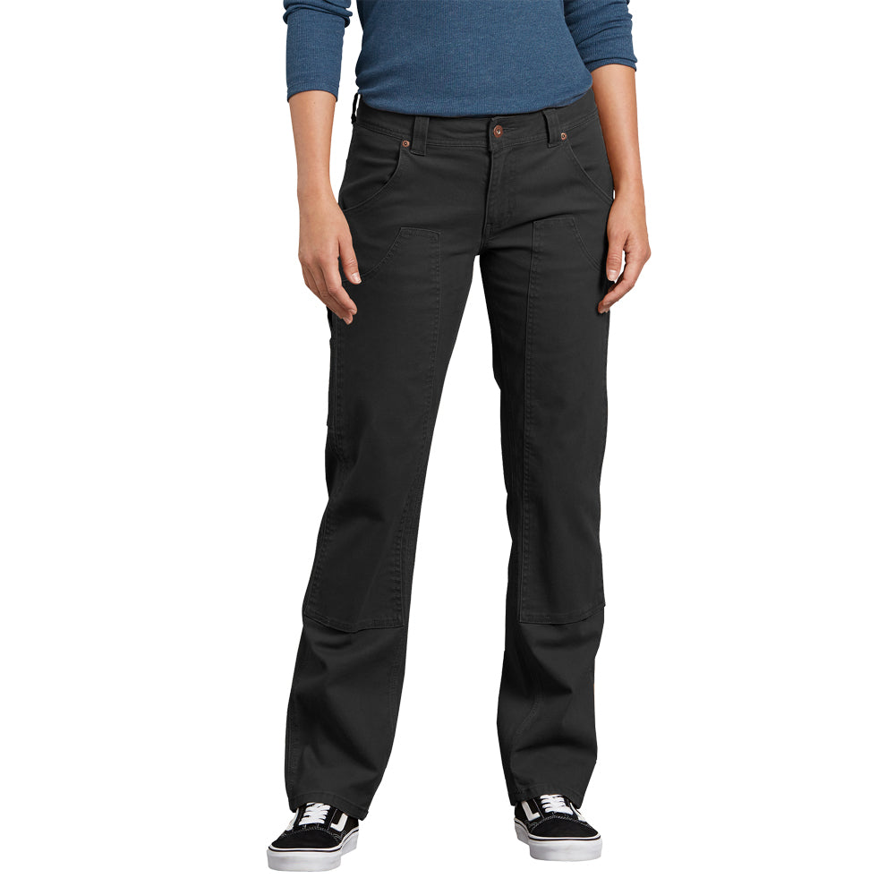 Dickies Women&#39;s Washed Stretch Double-Front Carpenter Pant - Work World - Workwear, Work Boots, Safety Gear