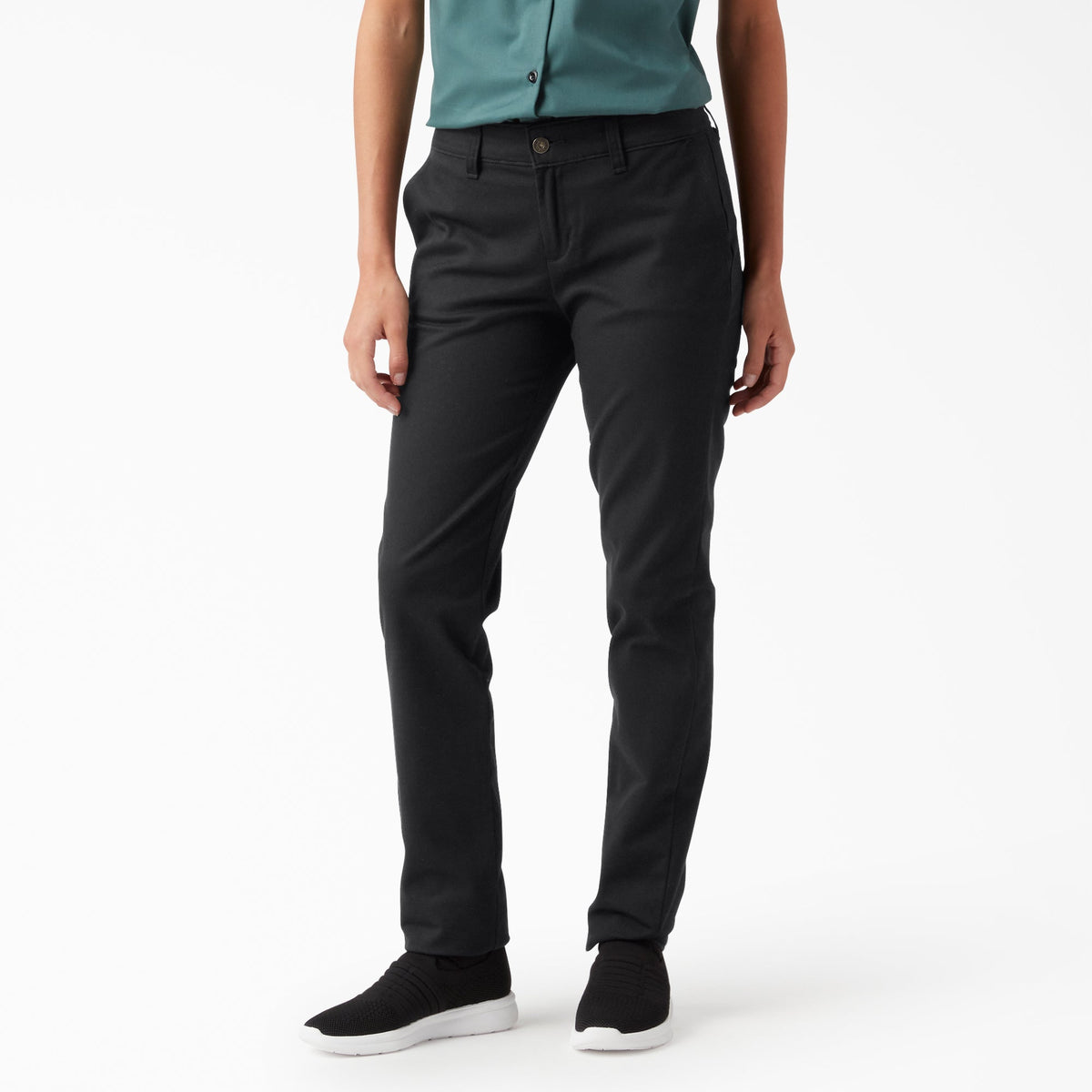 Dickies Women&#39;s Slim Fit Stretch Twill Pant - Work World - Workwear, Work Boots, Safety Gear