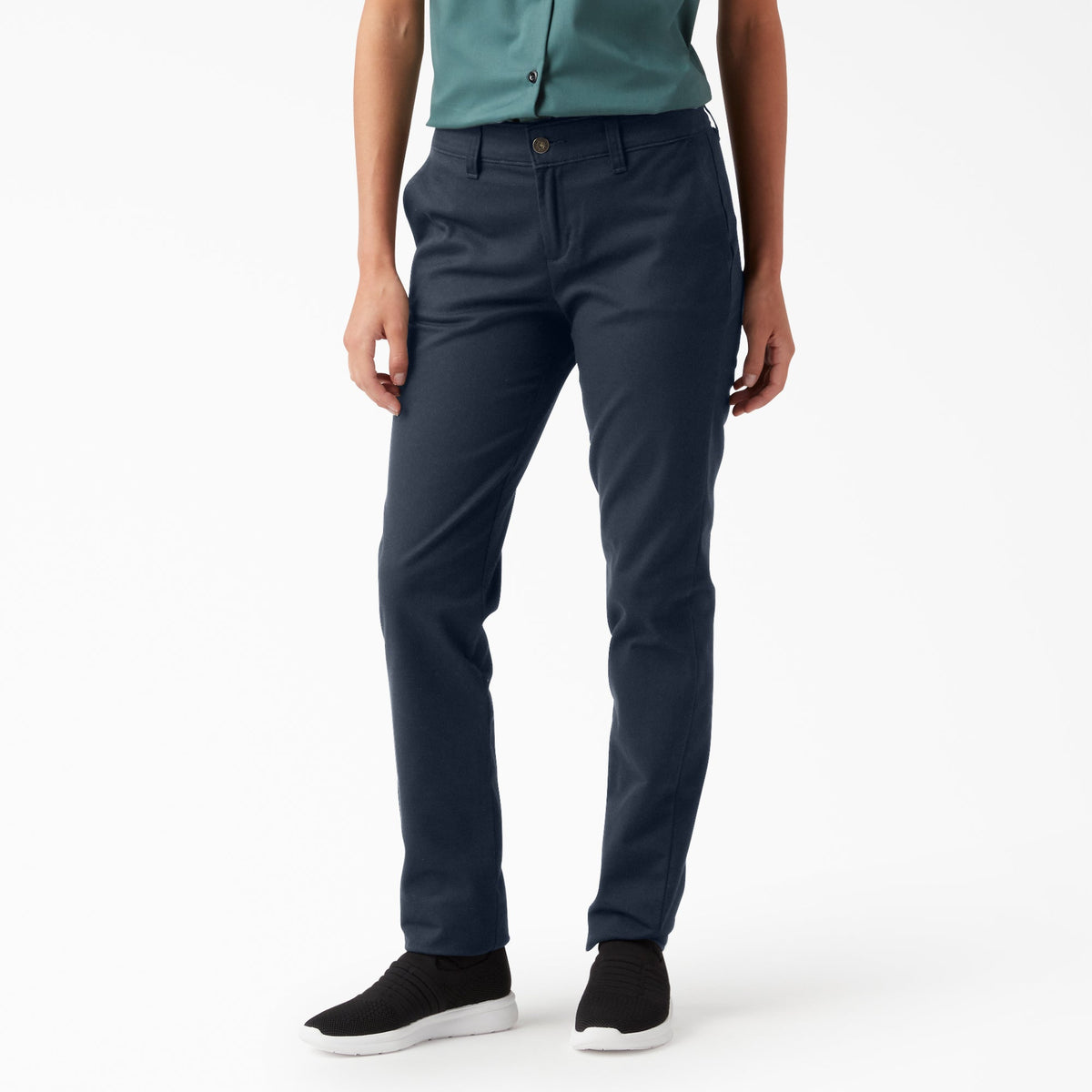 Dickies Women&#39;s Slim Fit Stretch Twill Pant - Work World - Workwear, Work Boots, Safety Gear