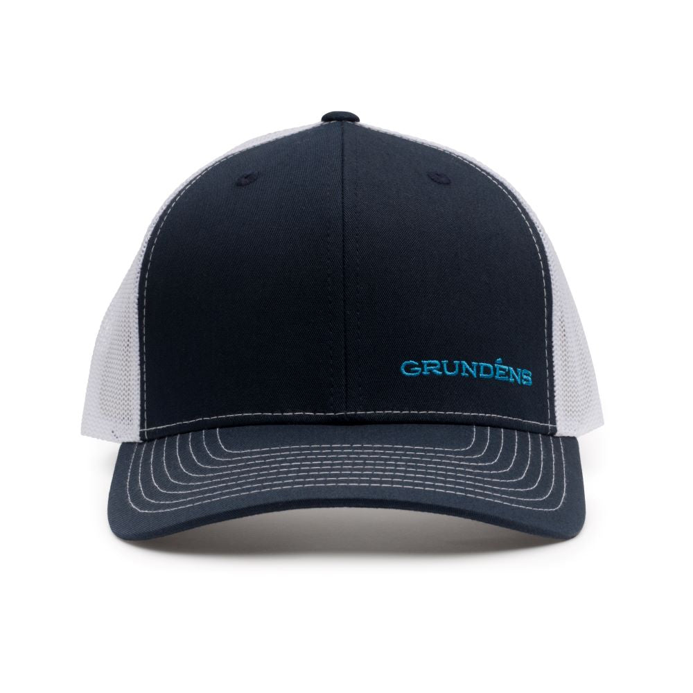 Grundéns Offset Embroidered Logo Trucker Hat - Work World - Workwear, Work Boots, Safety Gear