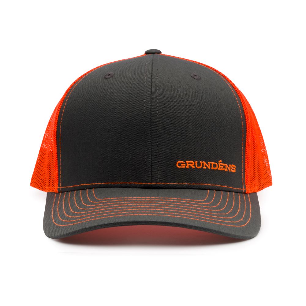 Grundéns Offset Embroidered Logo Trucker Hat - Work World - Workwear, Work Boots, Safety Gear